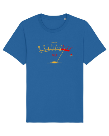 Volume VU Meter Royal Blue