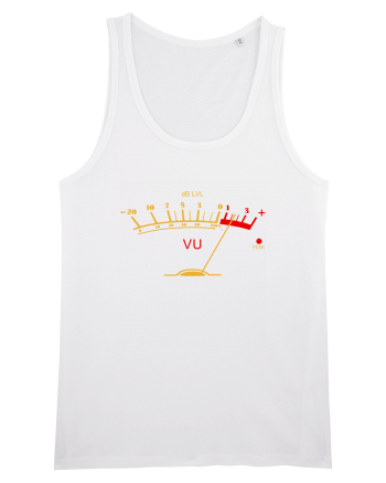 Volume VU Meter White