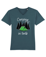 Camping life Tricou mânecă scurtă guler V Bărbat Presenter