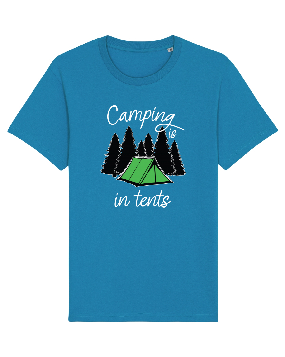 Tricou mânecă scurtă Unisex Rocker Azur