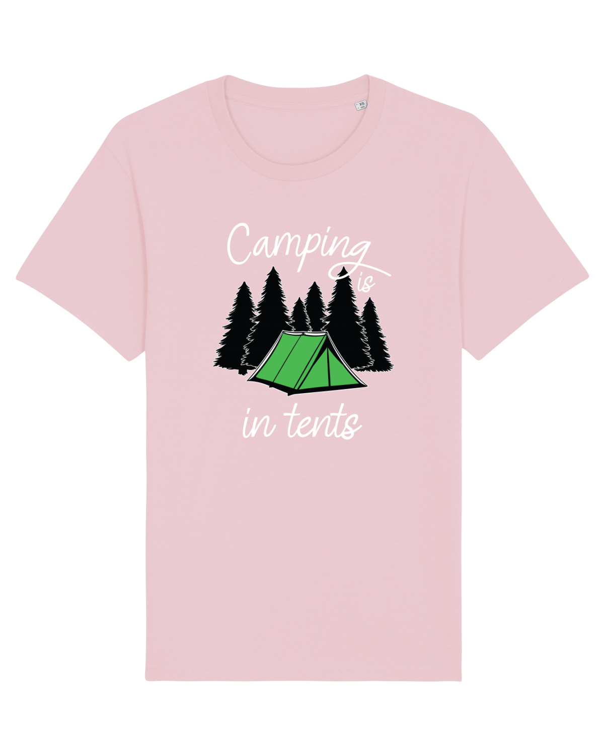 Tricou mânecă scurtă Unisex Rocker Cotton Pink
