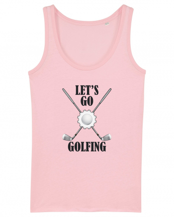 Let's Go Golfing Cotton Pink