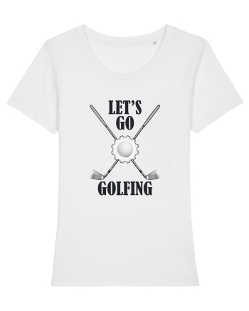 Let's Go Golfing White
