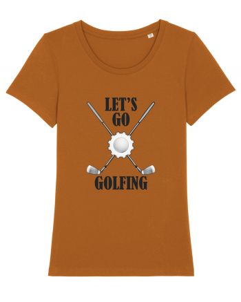Let's Go Golfing Roasted Orange