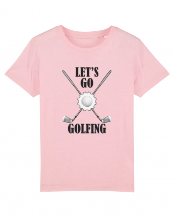 Let's Go Golfing Cotton Pink