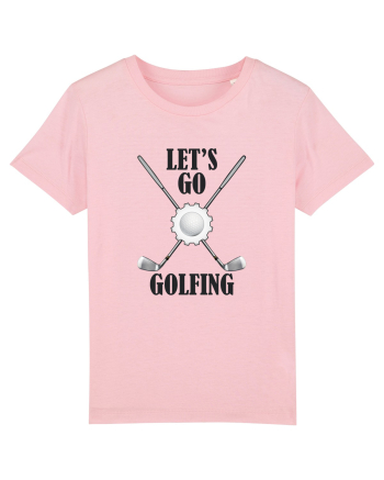 Let's Go Golfing Cotton Pink