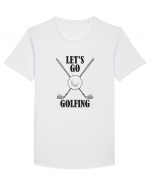 Let's Go Golfing Tricou mânecă scurtă guler larg Bărbat Skater