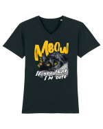 Meow - If you think I'm cute Tricou mânecă scurtă guler V Bărbat Presenter