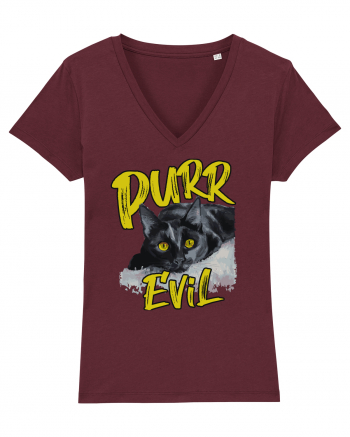 Purr Evil Burgundy