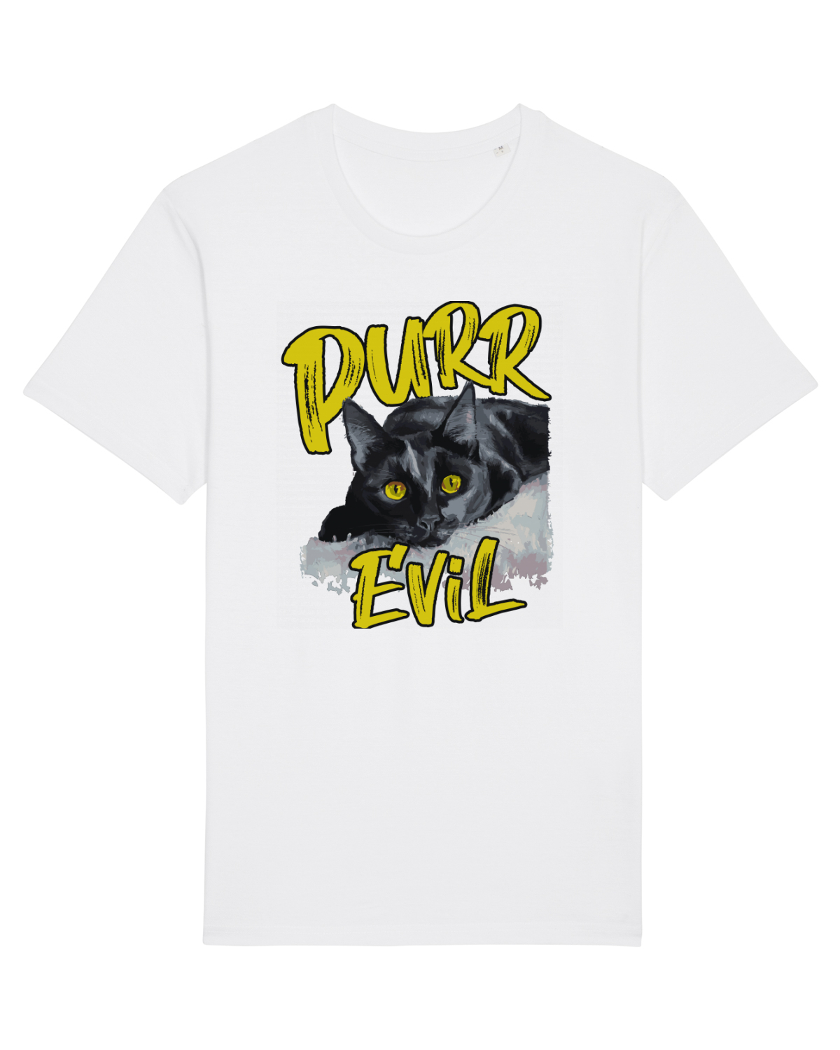 Tricou mânecă scurtă Unisex Rocker White