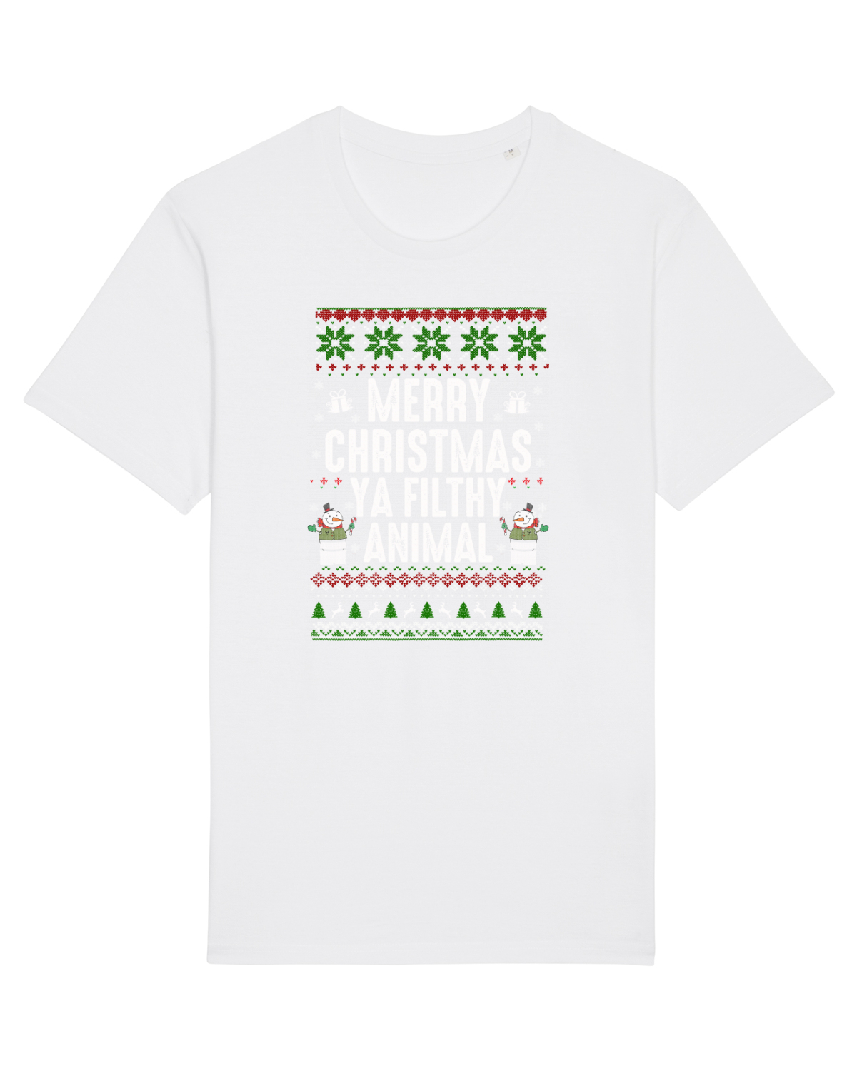 Tricou mânecă scurtă Unisex Rocker White
