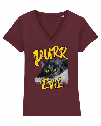 Purr Evil Burgundy