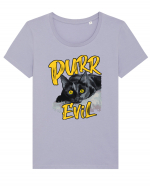 Purr Evil Tricou mânecă scurtă guler larg fitted Damă Expresser