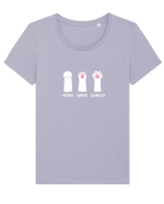 Piatra Hartie Foarfeca Tricou mânecă scurtă guler larg fitted Damă Expresser