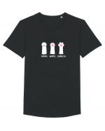 Piatra Hartie Foarfeca Tricou mânecă scurtă guler larg Bărbat Skater