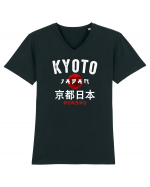 Kyoto Japan Tricou mânecă scurtă guler V Bărbat Presenter