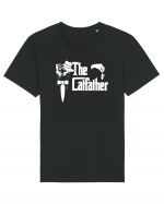 pt iubitorii de pisici - The Catfather v1 Tricou mânecă scurtă Unisex Rocker