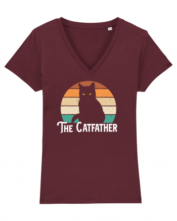 pt iubitorii de pisici - The Catfather v2 Burgundy