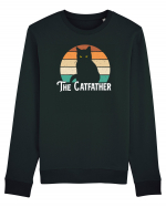 pt iubitorii de pisici - The Catfather v2 Bluză mânecă lungă Unisex Rise