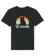 pt iubitorii de pisici - The Catfather v2 Tricou mânecă scurtă Unisex Rocker