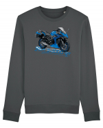 Motorcycles are always fun Blue eddition Bluză mânecă lungă Unisex Rise