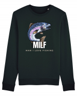 MILF man i love fishing Bluză mânecă lungă Unisex Rise