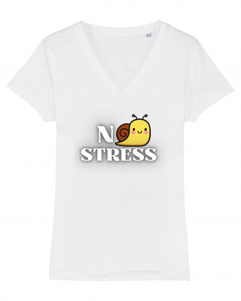 NO STRESS - SNAIL White