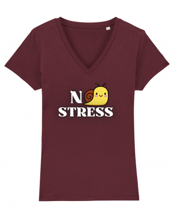 NO STRESS - SNAIL Burgundy