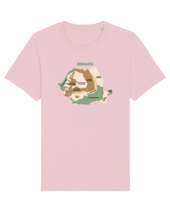 Relieful Romaniei Cotton Pink