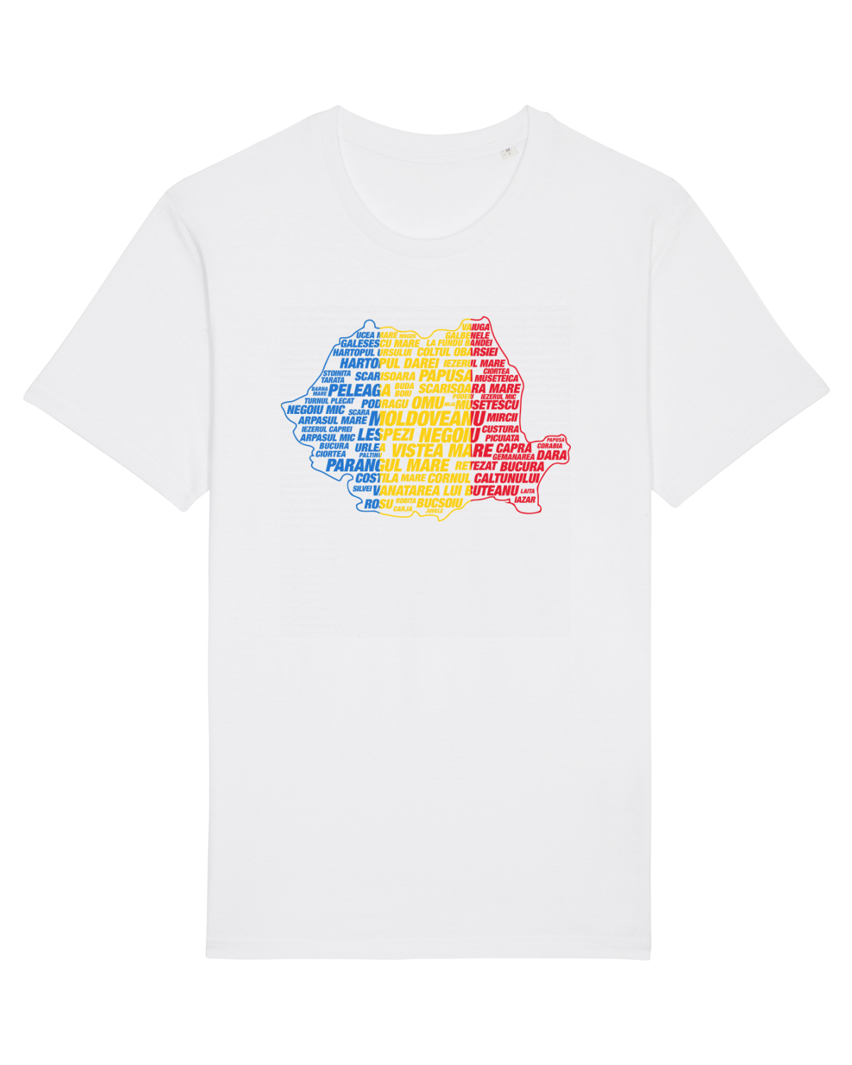 Tricou mânecă scurtă Unisex Rocker White