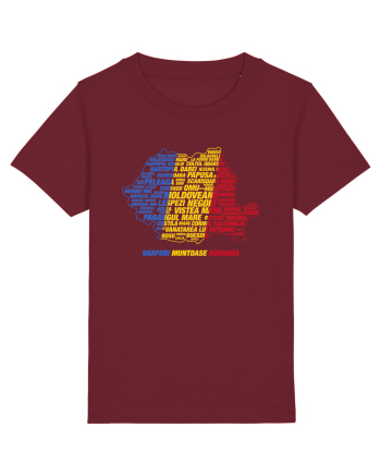 Lista vârfurilor muntoase din România după înălțime Burgundy
