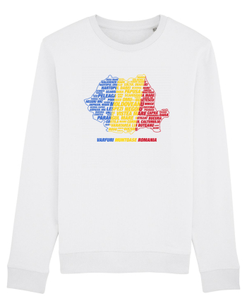 Lista vârfurilor muntoase din România după înălțime White