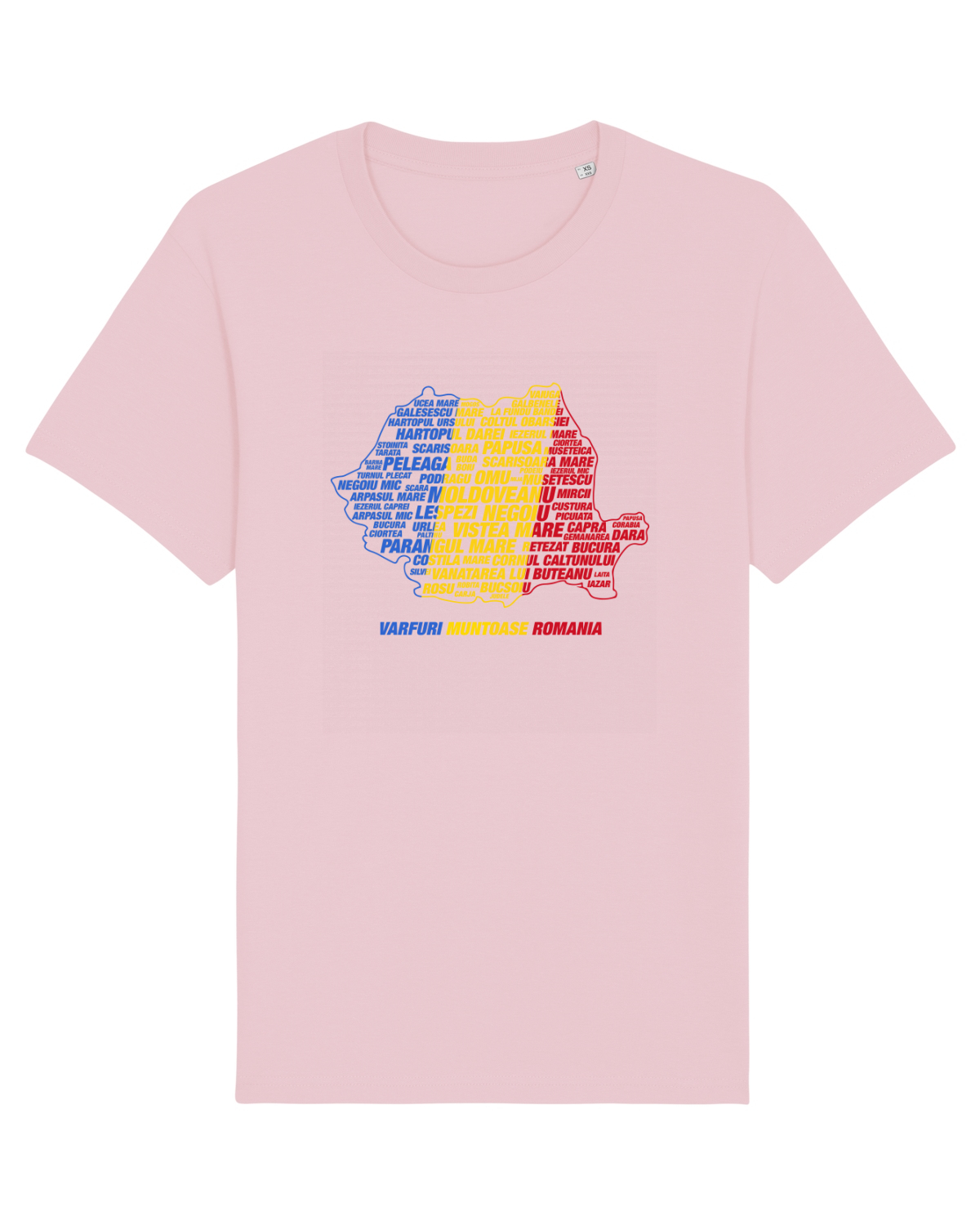 Tricou mânecă scurtă Unisex Rocker Cotton Pink