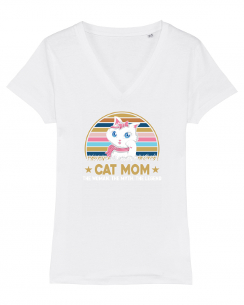 CAT MOM White