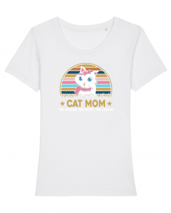 CAT MOM White