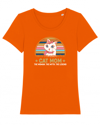 CAT MOM Bright Orange