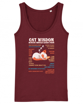 CAT WISDOM Burgundy