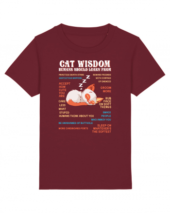 CAT WISDOM Burgundy