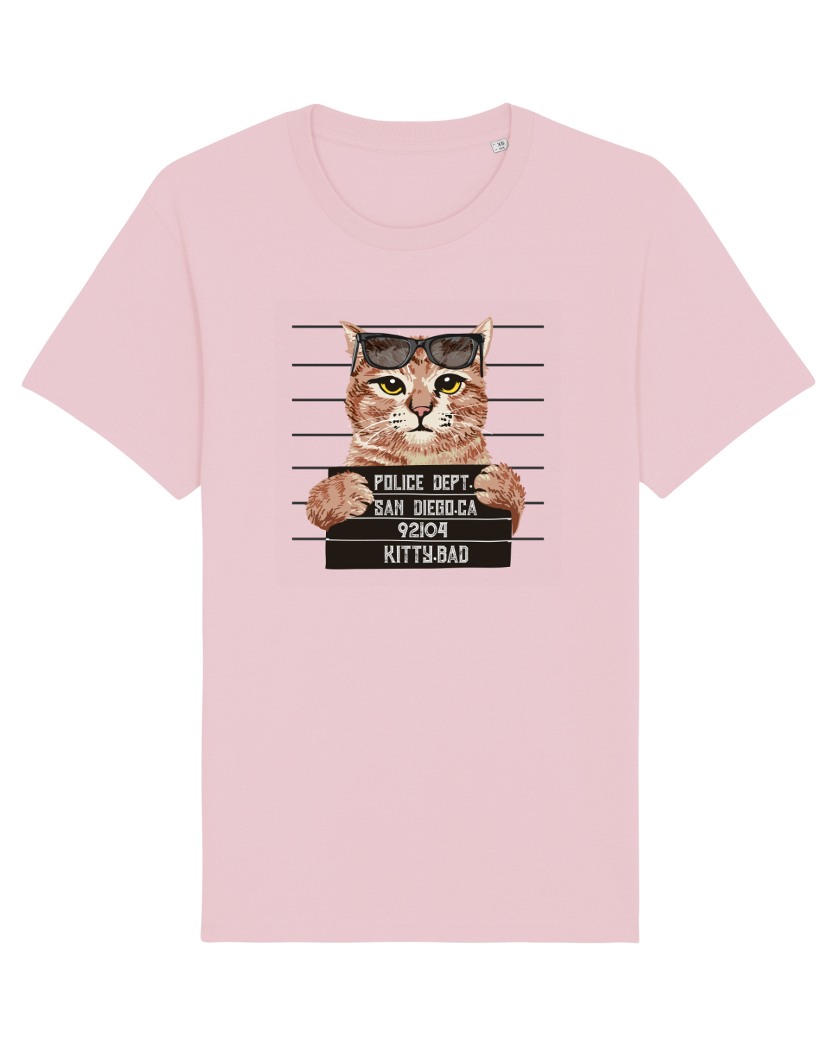 Tricou mânecă scurtă Unisex Rocker Cotton Pink