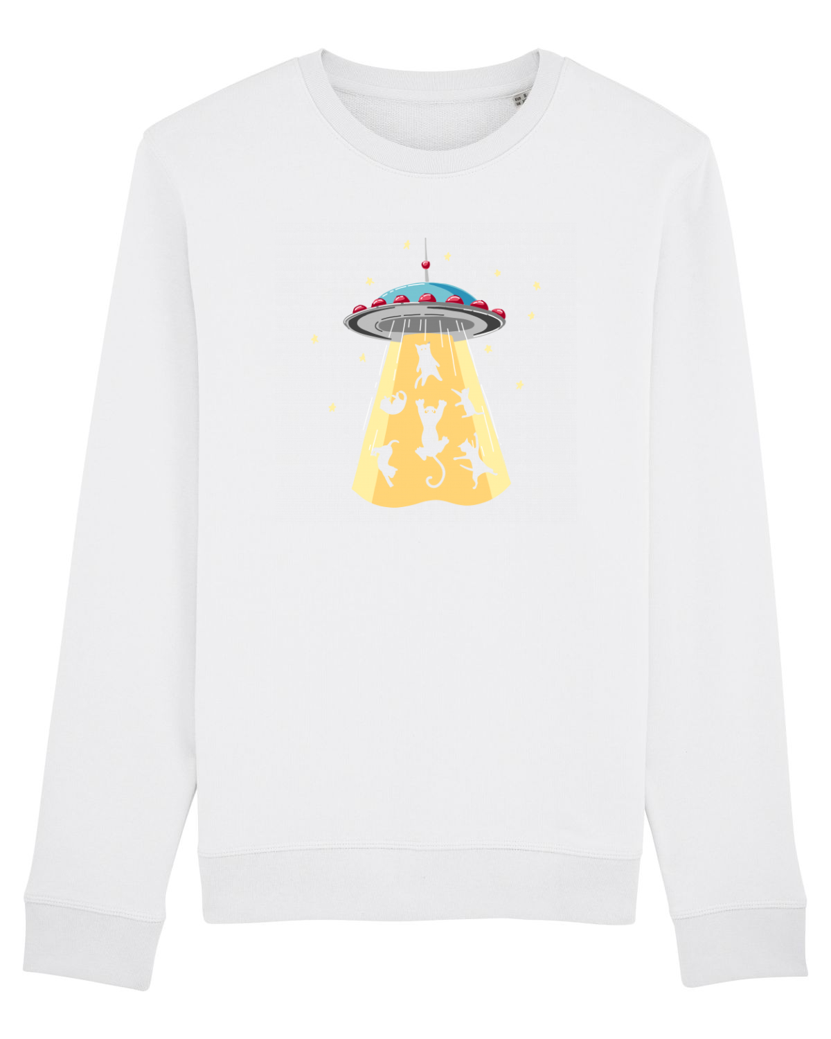 Bluză mânecă lungă Unisex Rise White