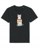 Remediul stresului este o pisica Tricou mânecă scurtă Unisex Rocker