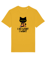 Pisica emancipata Tricou mânecă scurtă Unisex Rocker