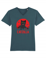 CATZILLA Tricou mânecă scurtă guler V Bărbat Presenter