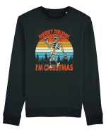 Merry Drunk I'm Christmas Funny Drunk Skeleton Bluză mânecă lungă Unisex Rise