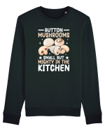 Button mushrooms small but mighty in the kitchen Bluză mânecă lungă Unisex Rise
