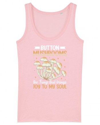 Button mushrooms the fungi that brings joy to my soul Cotton Pink