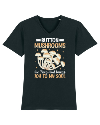 Button mushrooms the fungi that brings joy to my soul Black