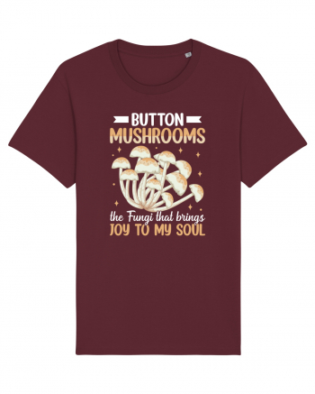 Button mushrooms the fungi that brings joy to my soul Burgundy