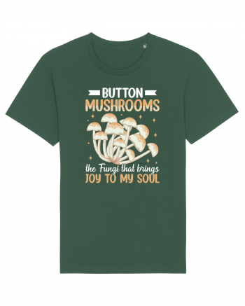 Button mushrooms the fungi that brings joy to my soul Bottle Green