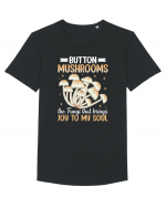 Button mushrooms the fungi that brings joy to my soul Tricou mânecă scurtă guler larg Bărbat Skater